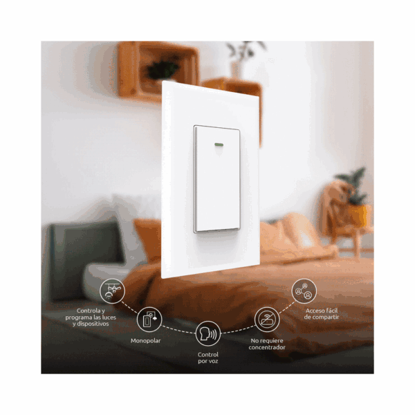 Interruptor iot nexxt nhe-s100 15a/bivolt/monopolar - Imagen 5