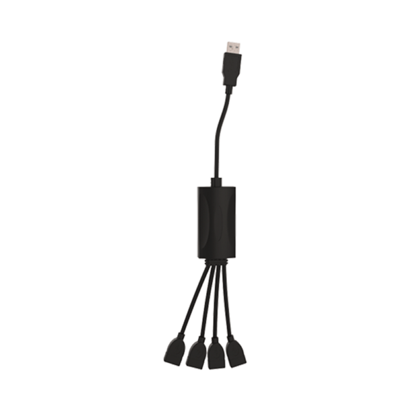 Hub usb 2.0 xtech 480mbps/ 4 puertos/ negro xtc-320