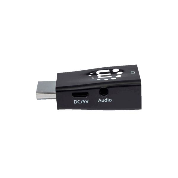 Adaptador micro hdmi-vga/audio 151542 fhd blister negro