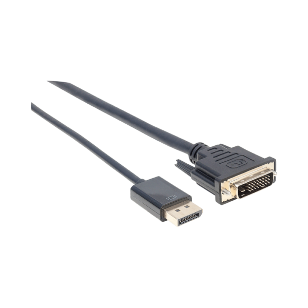 Cable displayport/dvi 152143 hd/60hz/negro/bolsa