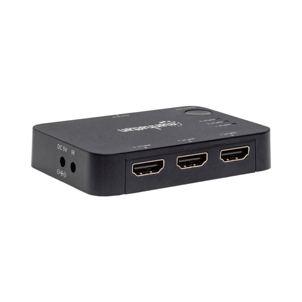 Switch hdmi de 3 puertos 207522 uhd/4k/3d/30hz/negro