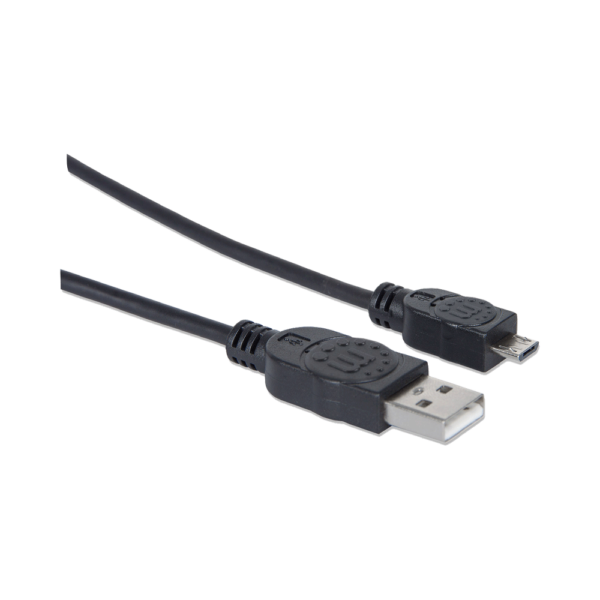 Cable usb-a/usb/b 307161 1m/negro/bolsa
