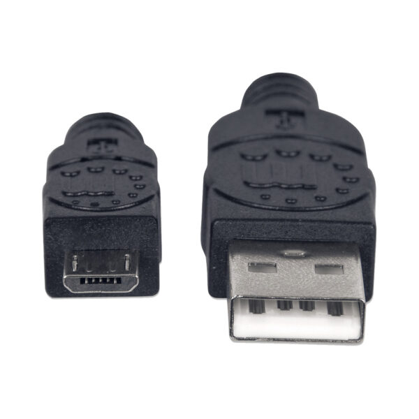 Cable usb-a/usb/b 307161 1m/negro/bolsa