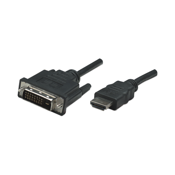 Cable hdmi/dvi 322782 1m/negro/bolsa