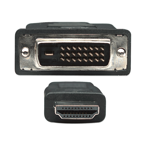 Cable hdmi/dvi 322782 1m/negro/bolsa