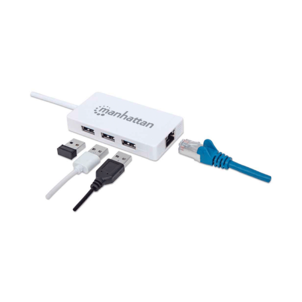 Hub usb-c 3 puertos 507608 5gbps/blanco