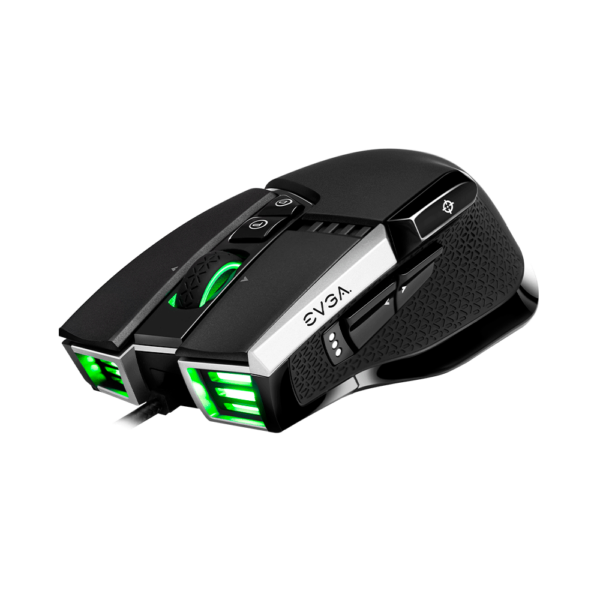 Mouse gamer evga x17 16000dpi/10 bot/rgb/negro 903-w1-17bk-kr