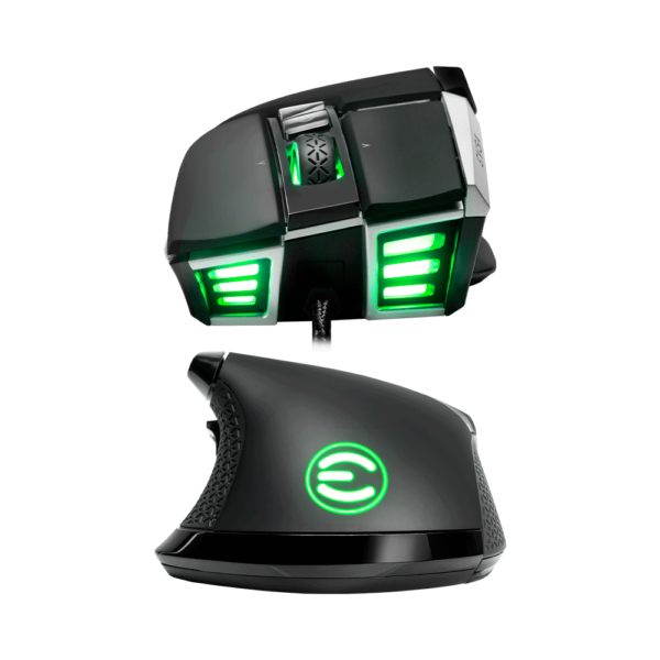 Mouse gamer evga x17 16000dpi/10 bot/rgb/negro 903-w1-17bk-kr
