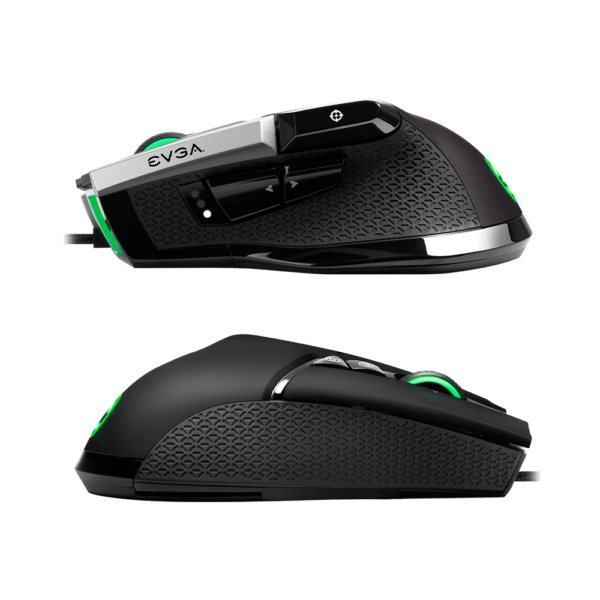Mouse gamer evga x17 16000dpi/10 bot/rgb/negro 903-w1-17bk-kr