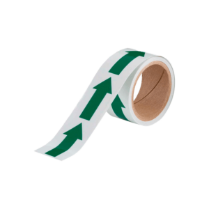 Consumible brady 90973 b324 2"x 5yd grn/glo arrow