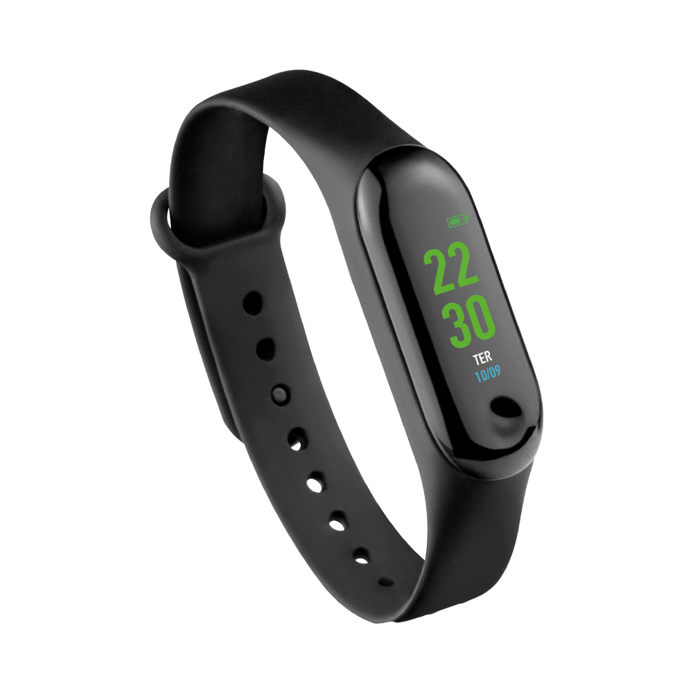 Smartband multilaser es264 atrio tokio android/ios/hora/mon cardiaco