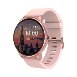 Smartwatch multilaser es351 viena rose android/ios/bt/hora/lector msm