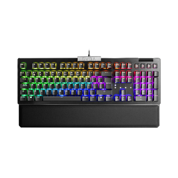 Teclado gamer evga usb z15 mecanico kailh bronze 822-w1-15sp-k2 rgb español