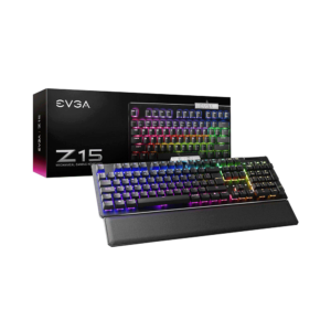 Teclado gamer evga usb z15 mecanico kailh bronze 822-w1-15sp-k2 rgb español