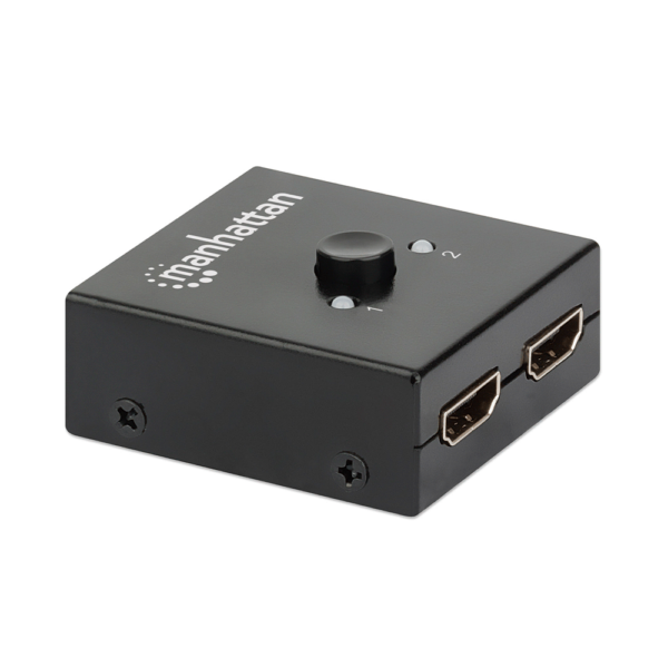 Switch hdmi de 2 puertos uhd 207850 4k/60 bi-directional negro