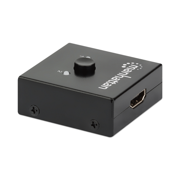Switch hdmi de 2 puertos uhd 207850 4k/60 bi-directional negro