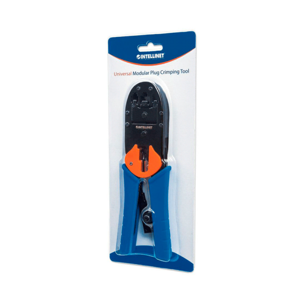 Pinza crimpadora intellinet 211048 rj11/rj12/rj45