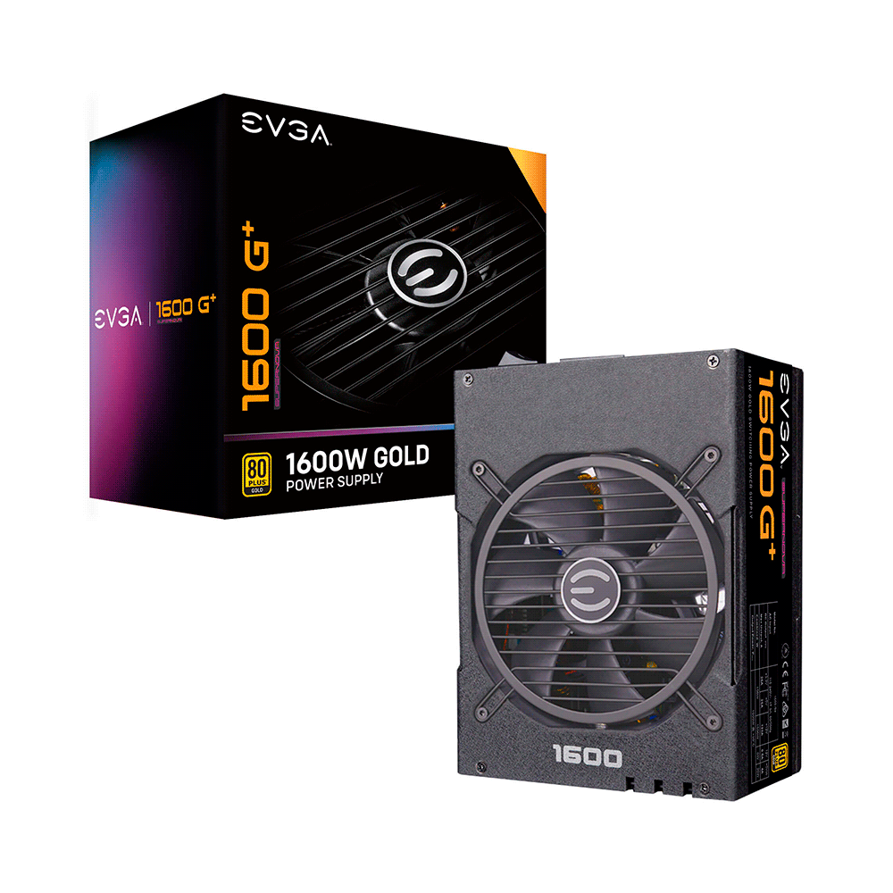 Fuente evga 1600w supernova g+ 80plus gold full modular 220-gp-1600-x1