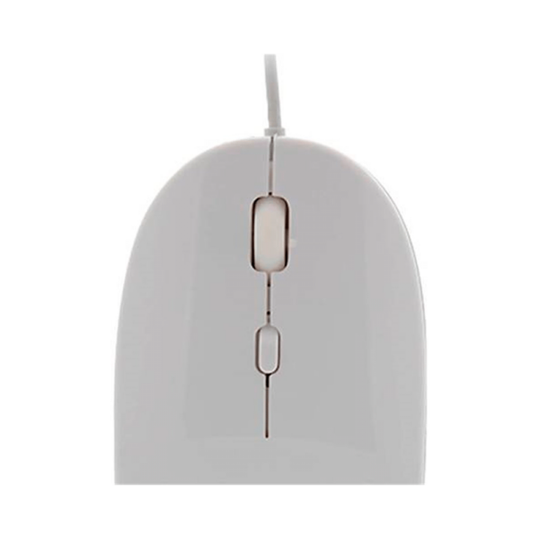 Mouse usb kmo-201wh claro klip 1600dpi/4 bot/blanco