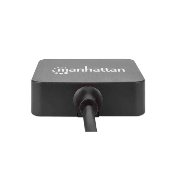 Hub usb 3.0 de 4 puertos manhattan 162296 5 gbps/negro