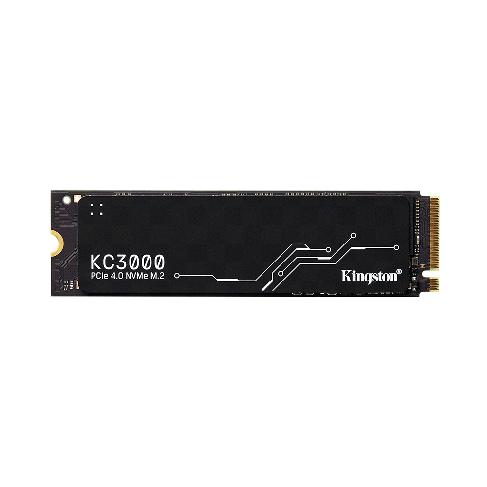 Ssd m.2 pcie nvme 512gb kingston kc3000 skc3000s/512g 7000/3900mb