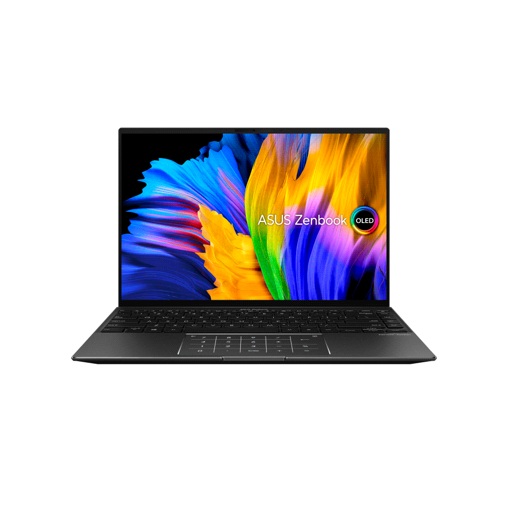 Notebook asus zenbook um5401qa-kn056w amd r7 3.2/8g/512ssd/w11h/14"oled 2.8k negro