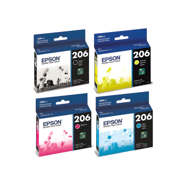 Impresora epson xp-2101 expression + kit de tintas (2 negro + 3 color)