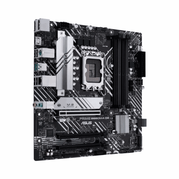 Placa madre asus 1700 prime b660m-a d4 s/r/2 hdmi/dp/2m2/ddr4/usb3.2/matx/ aura - Imagen 2