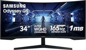 Monitor 34″ Samsung Odyssey G5 LC34G55TWWNXZA
