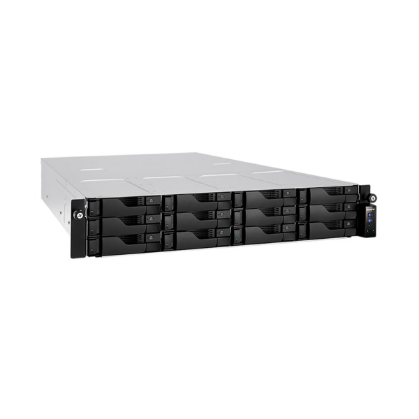 Almacenamiento nas asustor as6512rd qc2.1/12bay/8gb/4-gblan/4usb3.2 + riel