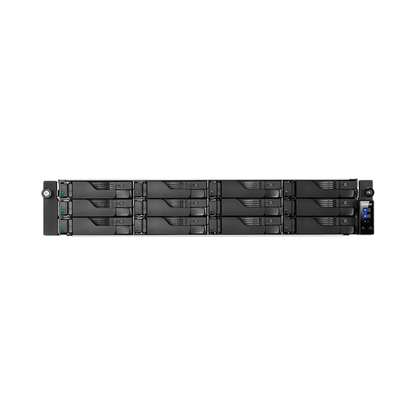 Almacenamiento nas asustor as6512rd qc2.1/12bay/8gb/4-gblan/4usb3.2 + riel