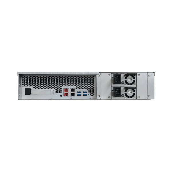 Almacenamiento nas asustor as6512rd qc2.1/12bay/8gb/4-gblan/4usb3.2 + riel