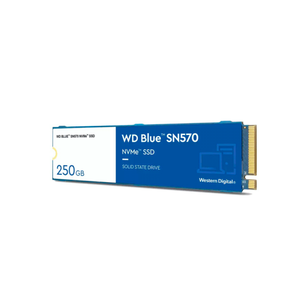 Ssd m.2 pcie 250gb western digital nvme wds250g3b0c sn570 blue 3300/1200