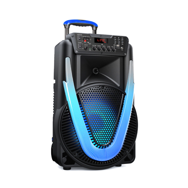 Parlante multilaser sp395 500w sunny ii 12" bt/aux/sd/usb/fm/led