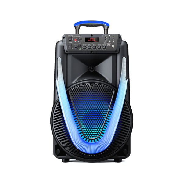 Parlante multilaser sp395 500w sunny ii 12" bt/aux/sd/usb/fm/led