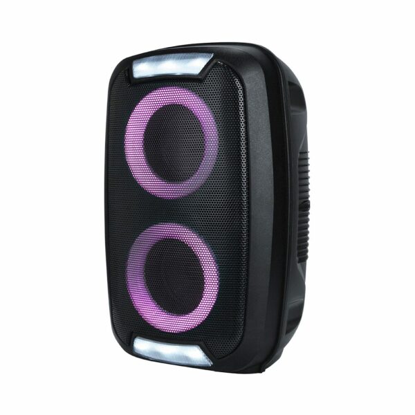 Parlante multilaser sp400 250w neon 2 double 4" bt/aux/sd/usb/fm/led - Imagen 2
