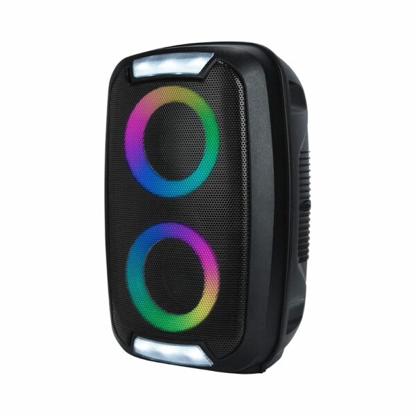 Parlante multilaser sp400 250w neon 2 double 4" bt/aux/sd/usb/fm/led - Imagen 3