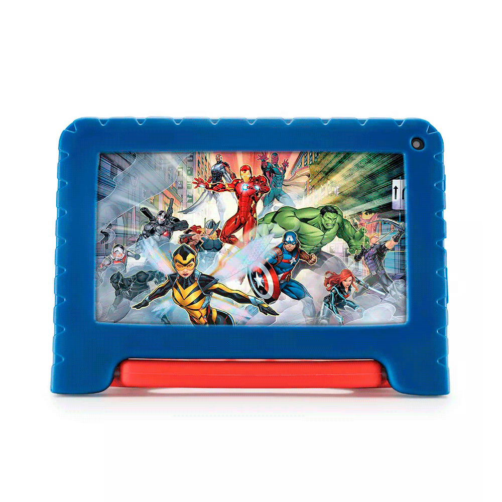 Tablet kid android multilaser nb602 qc/32gb/2g/7"/wifi/negro avengers
