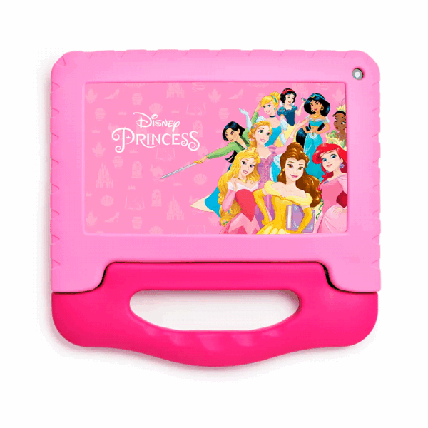 Tablet kid android multilaser nb601 qc/32gb/2g/7"/wifi/rosa princesas - Imagen 2