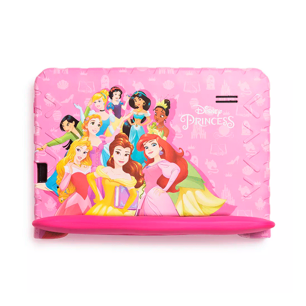 Tablet kid android multilaser nb601 qc/32gb/2g/7"/wifi/rosa princesas