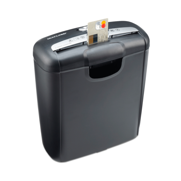 Trituradora de papel multilaser of010 220v 6fl/10l/negro