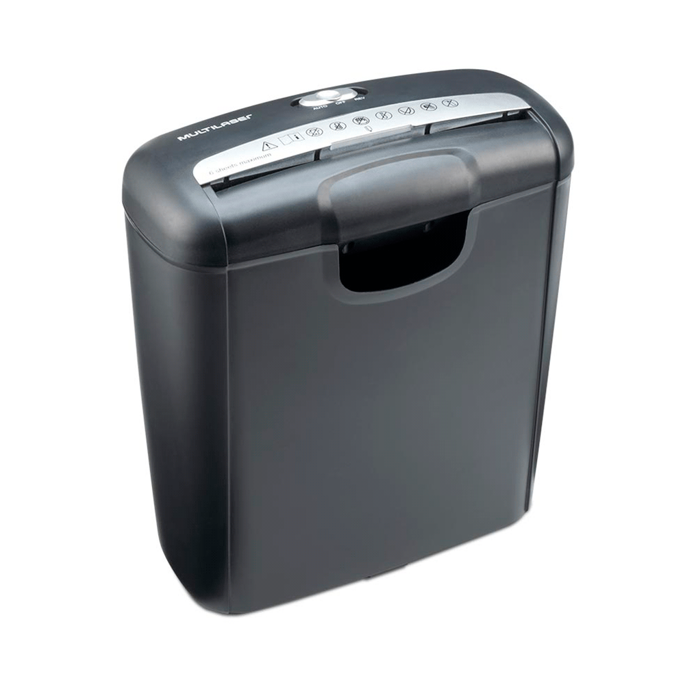 Trituradora de papel multilaser of010 220v 6fl/10l/negro