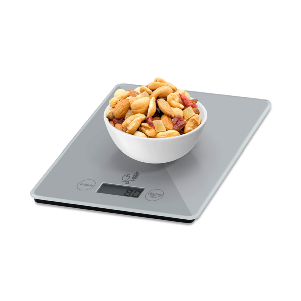 Balanza de cocina digital multilaser ce111 plana 5kg uphome gris