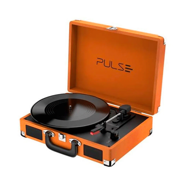Vitrola multilaser sp364 retro pulse maletin 5w bt/usb/aux