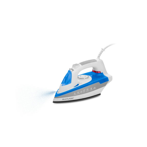 Plancha a vapor multilaser ho079 2000w 220v antiadherente azul