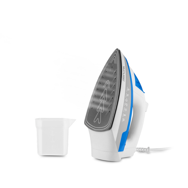 Plancha a vapor multilaser ho079 2000w 220v antiadherente azul
