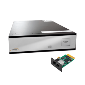 Ups 220v 10000va 9000w infosec e6 lcd rt online doble conversion + placa snmp
