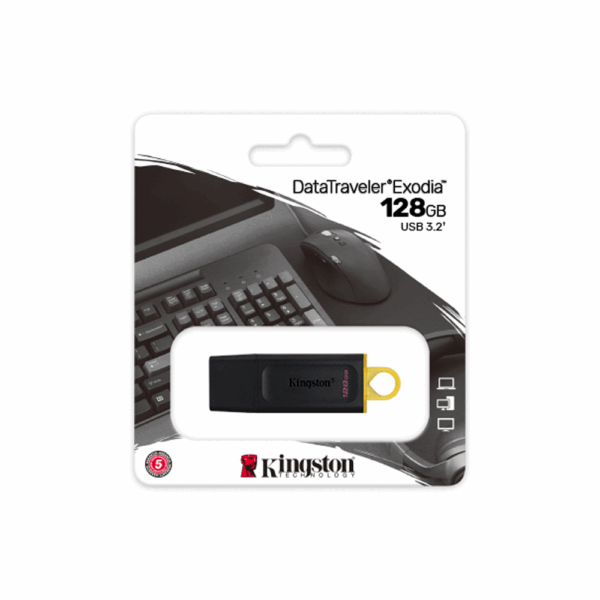 Pendrive kingston datatraveler exodia 128gb usb 3.2 dtx/128gb - Imagen 3