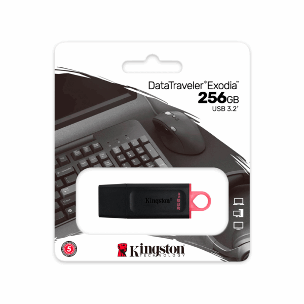 Pendrive kingston datatraveler exodia 256gb usb 3.2 dtx/256gb - Imagen 3