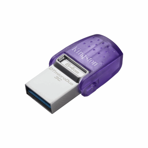 Pendrive kingston datatraveler microduo 64gb usb-a/usb-c 3.2 dtduo3cg3/64gb - Imagen 2
